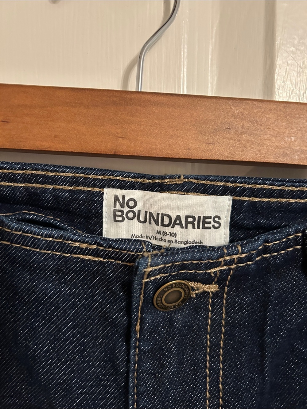 No Boundaries Dark Blue Relaxed Jeans - Picture 4 of 5